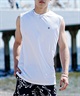Hurley ハーレー メンズ ラッシュガード ノースリーブ マッスルタンク ワンポイント UVカット 吸水速乾 MRG2310034(BLK-S)