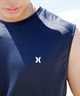 Hurley ハーレー メンズ ラッシュガード ノースリーブ マッスルタンク ワンポイント UVカット 吸水速乾 MRG2310034(BLK-S)