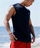 Hurley ハーレー メンズ ラッシュガード ノースリーブ マッスルタンク ワンポイント UVカット 吸水速乾 MRG2310034(BLK-S)