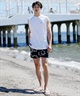 Hurley ハーレー メンズ ラッシュガード ノースリーブ マッスルタンク ワンポイント UVカット 吸水速乾 MRG2310034(BLK-S)