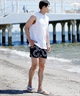 Hurley ハーレー メンズ ラッシュガード ノースリーブ マッスルタンク ワンポイント UVカット 吸水速乾 MRG2310034(BLK-S)