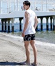 Hurley ハーレー メンズ ラッシュガード ノースリーブ マッスルタンク ワンポイント UVカット 吸水速乾 MRG2310034(BLK-S)
