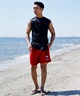 Hurley ハーレー メンズ ラッシュガード ノースリーブ マッスルタンク ワンポイント UVカット 吸水速乾 MRG2310034(BLK-S)