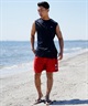 Hurley ハーレー メンズ ラッシュガード ノースリーブ マッスルタンク ワンポイント UVカット 吸水速乾 MRG2310034(BLK-S)