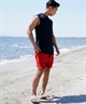 Hurley ハーレー メンズ ラッシュガード ノースリーブ マッスルタンク ワンポイント UVカット 吸水速乾 MRG2310034(BLK-S)