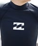 【クーポン対象】BILLABONG ビラボン HI NECK SS メンズ ラッシュガード Tシャツ 半袖 ハイネック UVカット BE011-850(BLK-M)