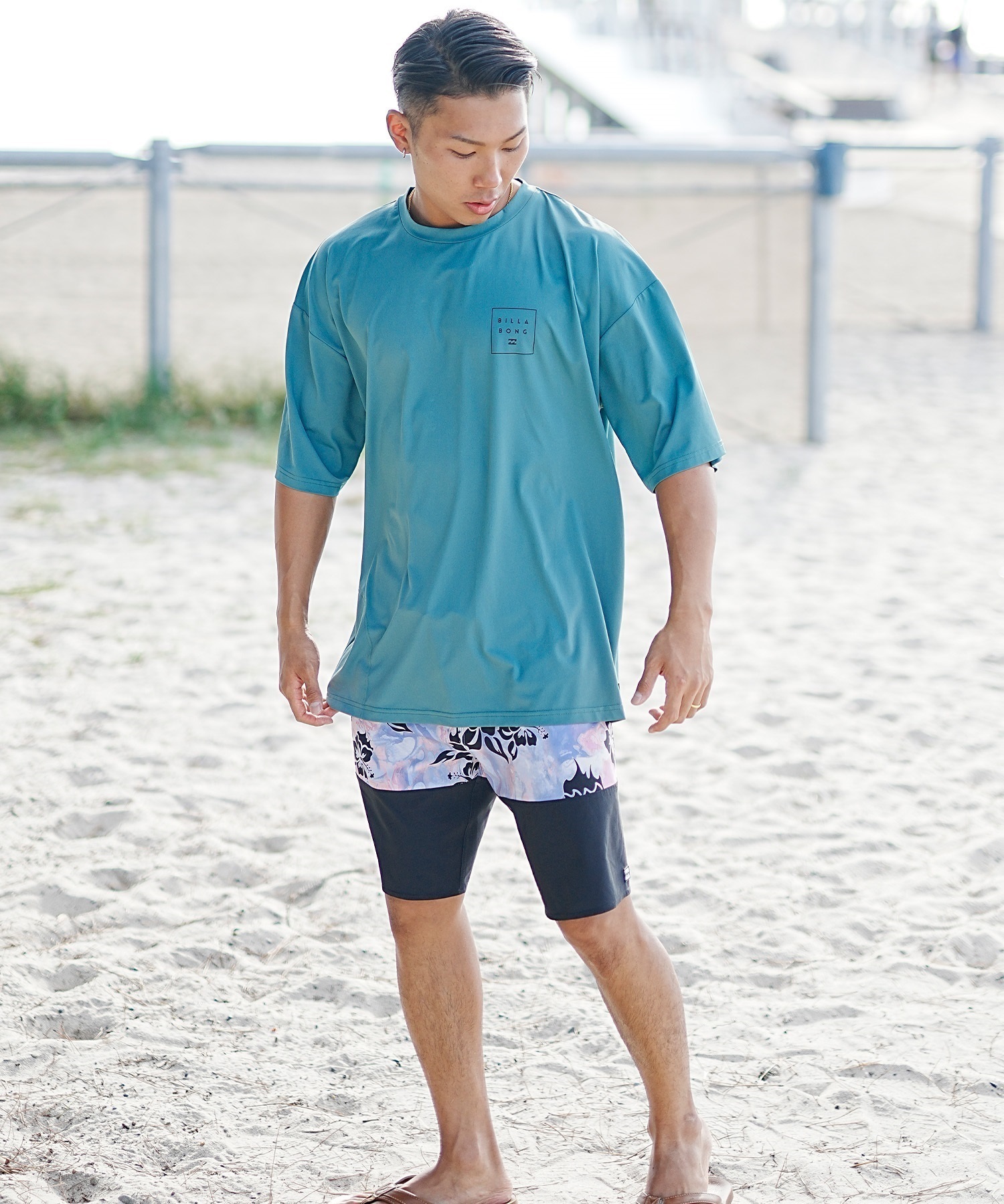 BILLABONG ビラボン メンズ 半袖 ラッシュガード Tシャツ バック