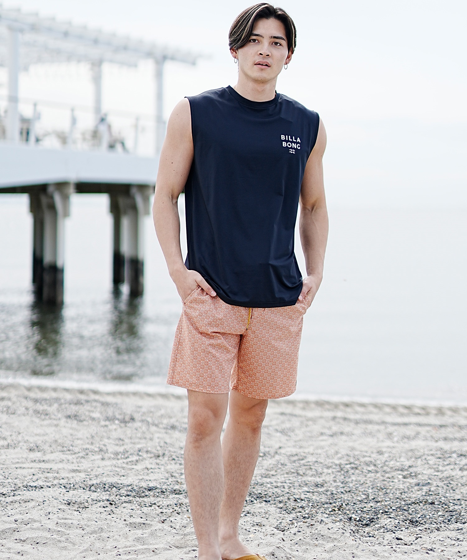 OUTLET FAMILY SALE】BILLABONG メンズ AIR DRY MESH TEE