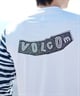 【マトメガイ対象】VOLCOM ボルコム メンズ ラッシュガード Tシャツ 長袖 水着 UVカット バックプリント A9312404(BLK-S)