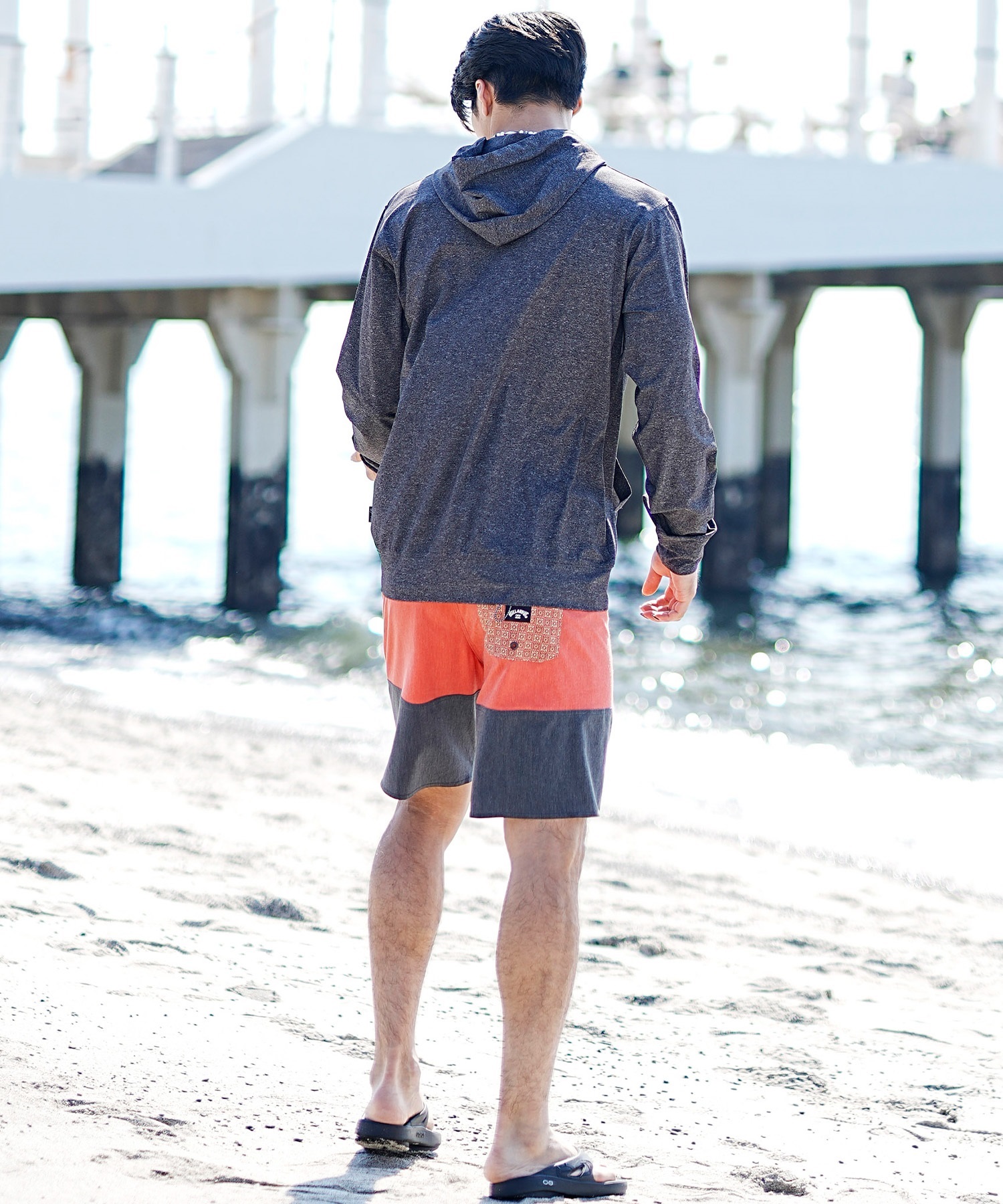 BILLABONG ビラボン メンズ 長袖 ラッシュガード ジップアップ