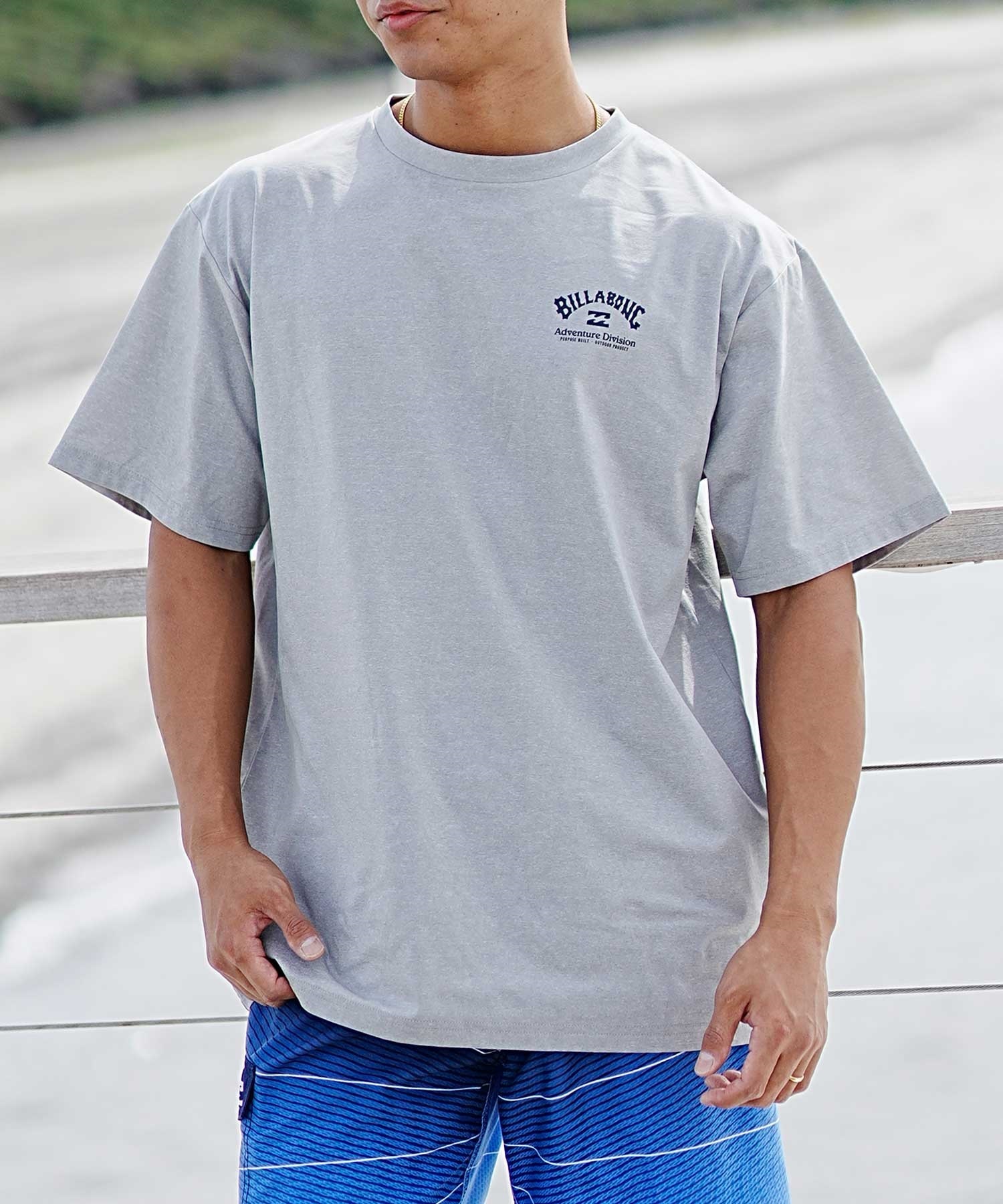 【クーポン対象】BILLABONG ビラボン メンズ 半袖 ラッシュガード ユーティリティ 水陸両用 UVカット BE011-859(WHT-M)