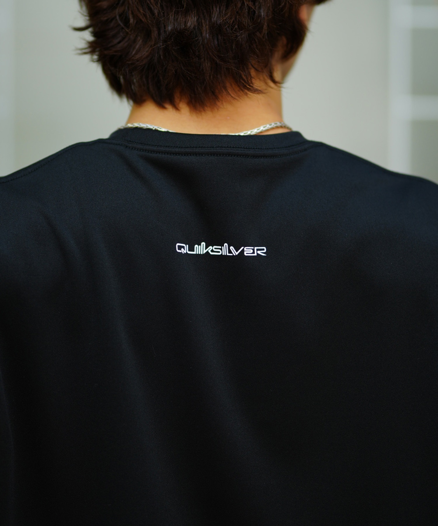 【マトメガイ対象】QUIKSILVER クイックシルバー メンズ ラッシュガード Tシャツ 半袖 水着 UVカット PHOTO 24 SS QLY241629M ムラサキスポーツ限定(BLK2-M)