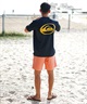 【クーポン対象】QUIKSILVER クイックシルバー メンズ ラッシュガード Tシャツ 半袖 水着 水陸両用 ユーティリティ UVカット SATURN LOGO SS QLY241009(WHT-M)