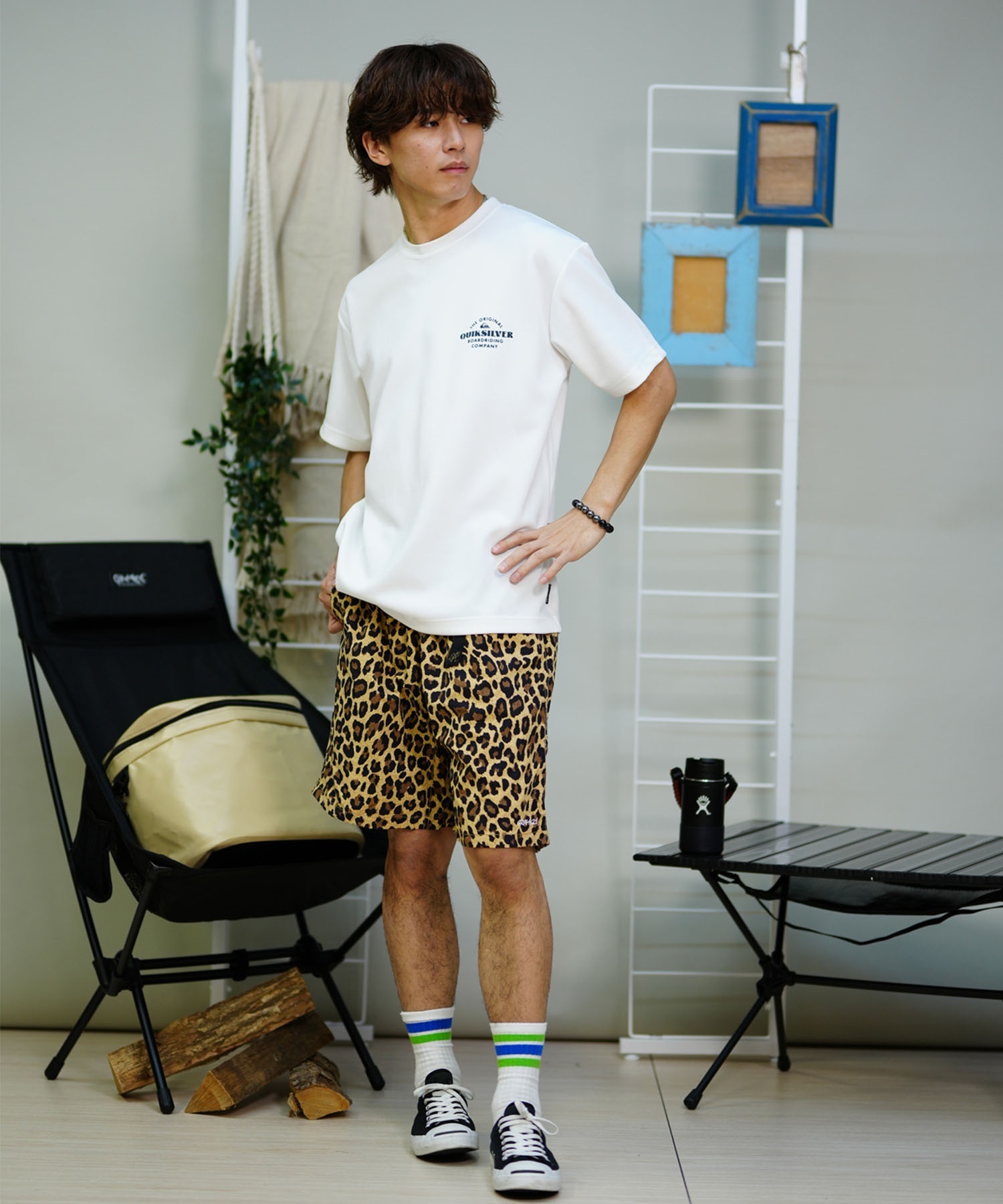 QUIKSILVER クイックシルバー メンズ 半袖ラッシュガード UVケア