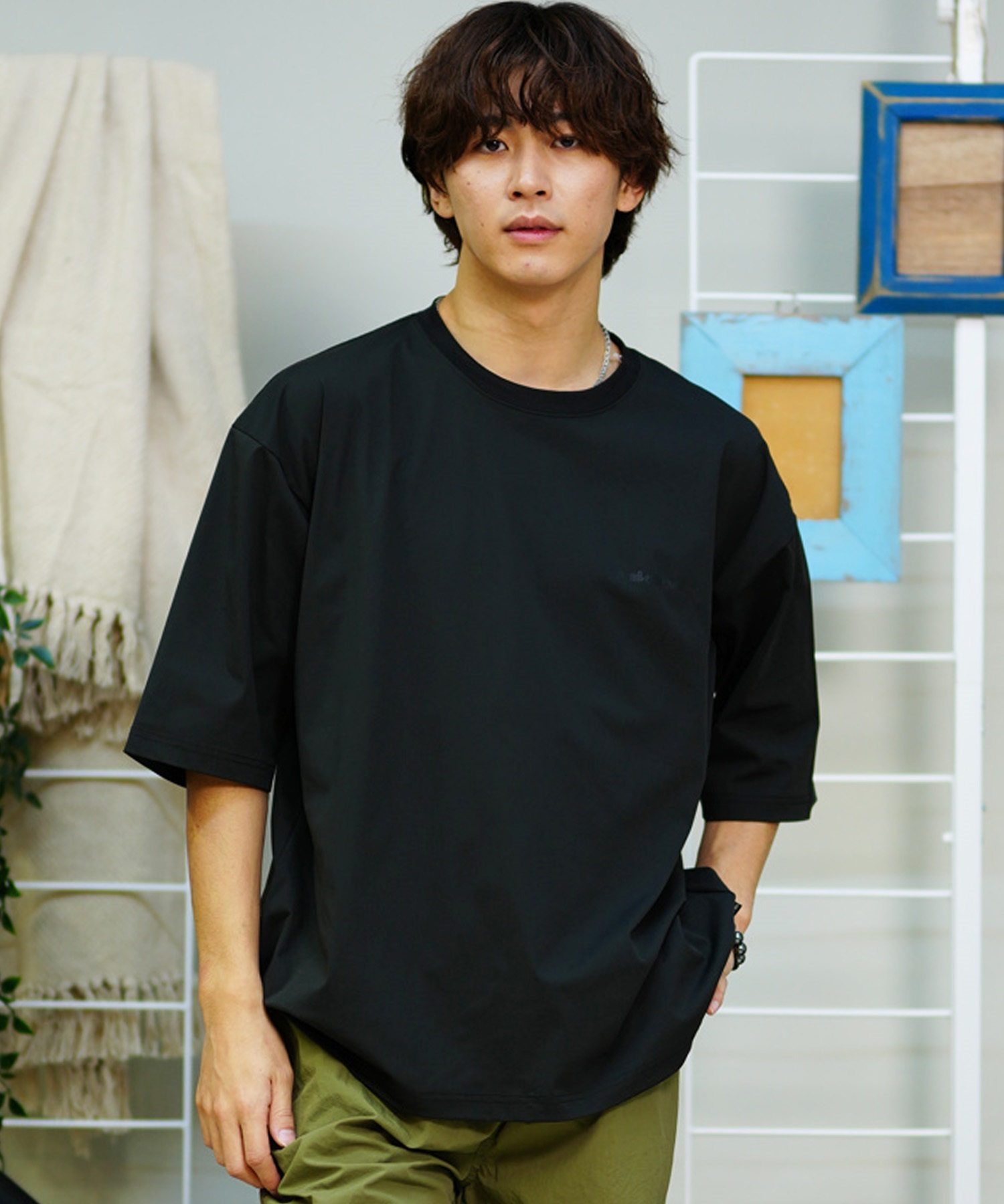 QUIKSILVER クイックシルバー メンズ ラッシュガード Tシャツ 半袖 水着 UVカット QLY241632M ムラサキスポーツ限定(KHA-M)