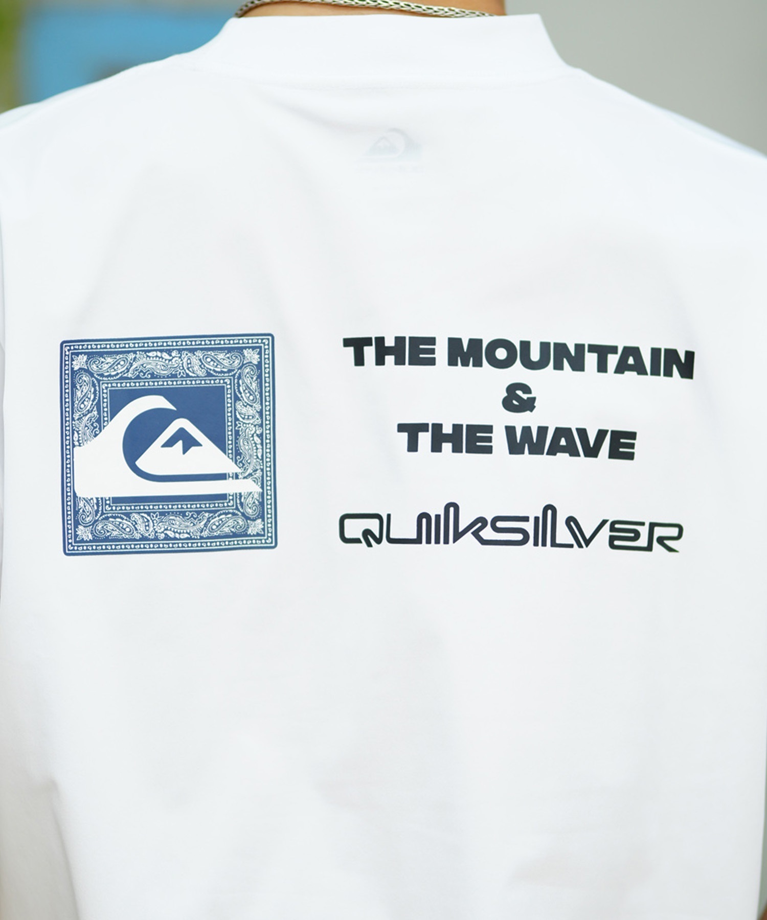 QUIKSILVER クイックシルバー メンズ ラッシュガード Tシャツ 半袖 水着 UVカット QLY241633M ムラサキスポーツ限定(BLK-M)