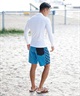 QUIKSILVER クイックシルバー メンズ ラッシュガード 長袖 Tシャツ ロンT 水着 UVカット ALL TIME LR QLY241021(WHT-M)