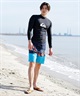 【マトメガイ対象】QUIKSILVER クイックシルバー メンズ ラッシュガード 長袖 Tシャツ ロンT 水着 UVカット ALL TIME LR QLY241021(BLK2-M)