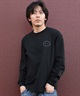 【マトメガイ対象】RVCA ルーカ HEX SURF LS メンズ ラッシュガード 長袖 Tシャツ ロンT 水陸両用 ユーティリティ UVカット BE041-801(BLK-S)