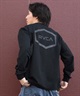 【マトメガイ対象】RVCA ルーカ HEX SURF LS メンズ ラッシュガード 長袖 Tシャツ ロンT 水陸両用 ユーティリティ UVカット BE041-801(BLK-S)