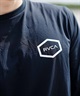 【クーポン対象】RVCA ルーカ HEX SURF LS メンズ ラッシュガード 長袖 Tシャツ ロンT 水陸両用 ユーティリティ UVカット BE041-801(BLK-S)