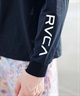 【クーポン対象】RVCA ルーカ HEX SURF LS メンズ ラッシュガード 長袖 Tシャツ ロンT 水陸両用 ユーティリティ UVカット BE041-801(BLK-S)