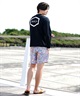 RVCA ルーカ HEX SURF LS メンズ ラッシュガード 長袖 Tシャツ ロンT 水陸両用 ユーティリティ UVカット BE041-801(BLK-S)