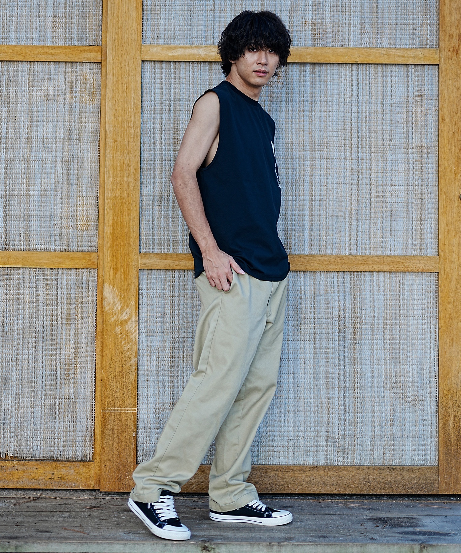RVCA ルーカ メンズ タンクトップ バックプリント ラッシュ