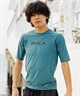 RVCA ルーカ メンズ ラッシュガード 水着 半袖 吸水速乾 ブランドロゴ UVカット BE041-863(CAM-S)