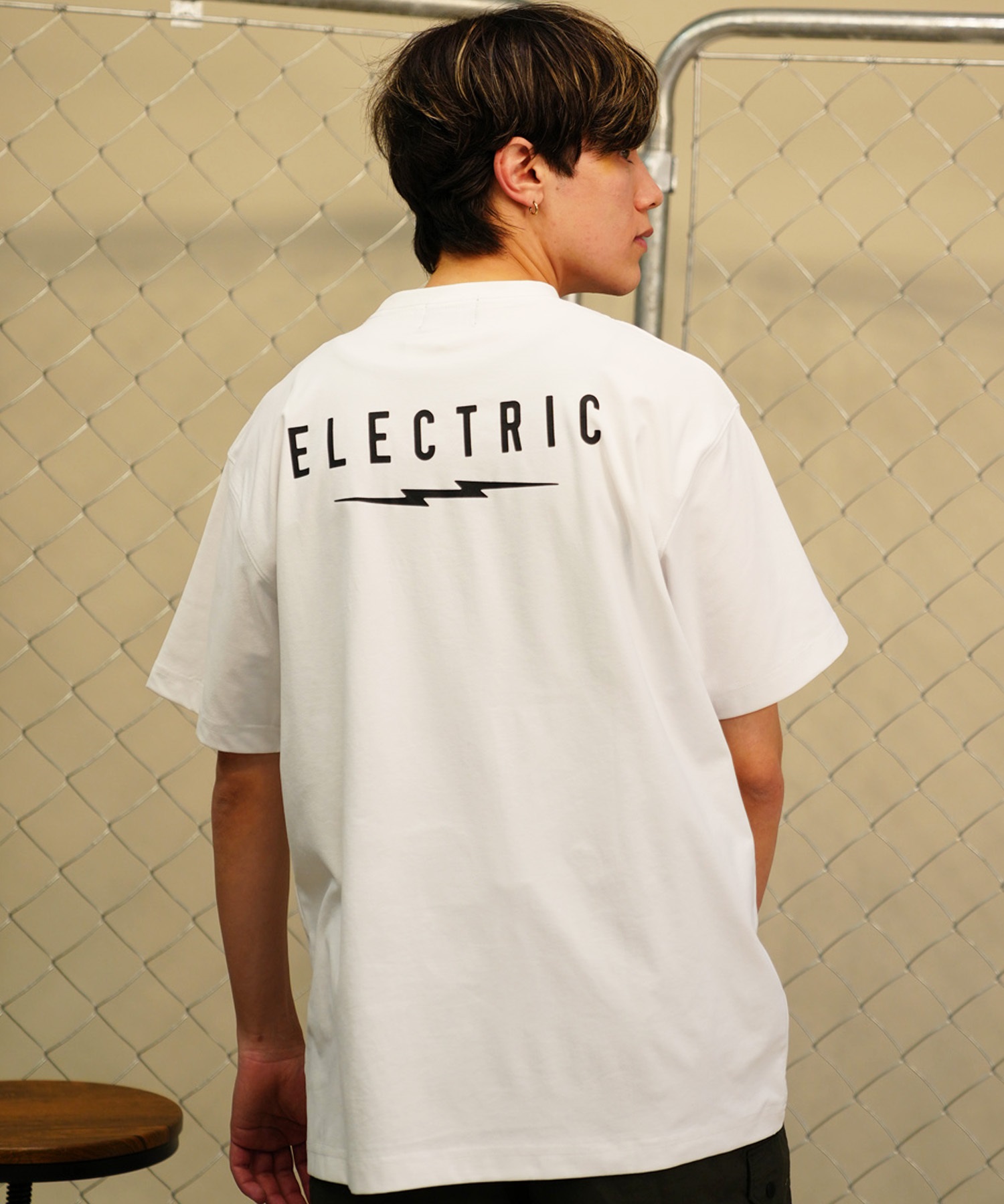 【マトメガイ対象】Electric エレクトリック メンズ 半袖ラッシュガード 水陸両用 ユーティリティ 半袖Tシャツ E24STM02 ムラサキスポーツ限定(BK/SB-M)