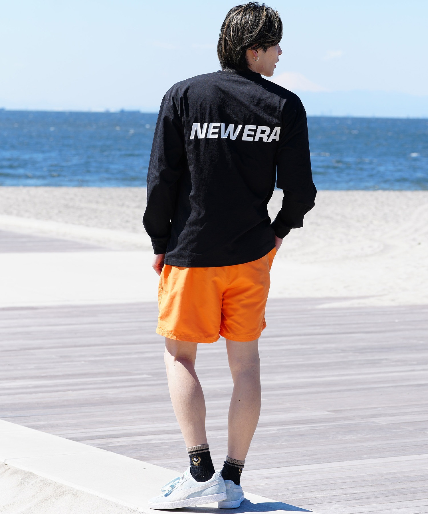 トップス airu NEW ERA ニューエラ メンズ 長袖Tシャツ 長袖ラッシュガード