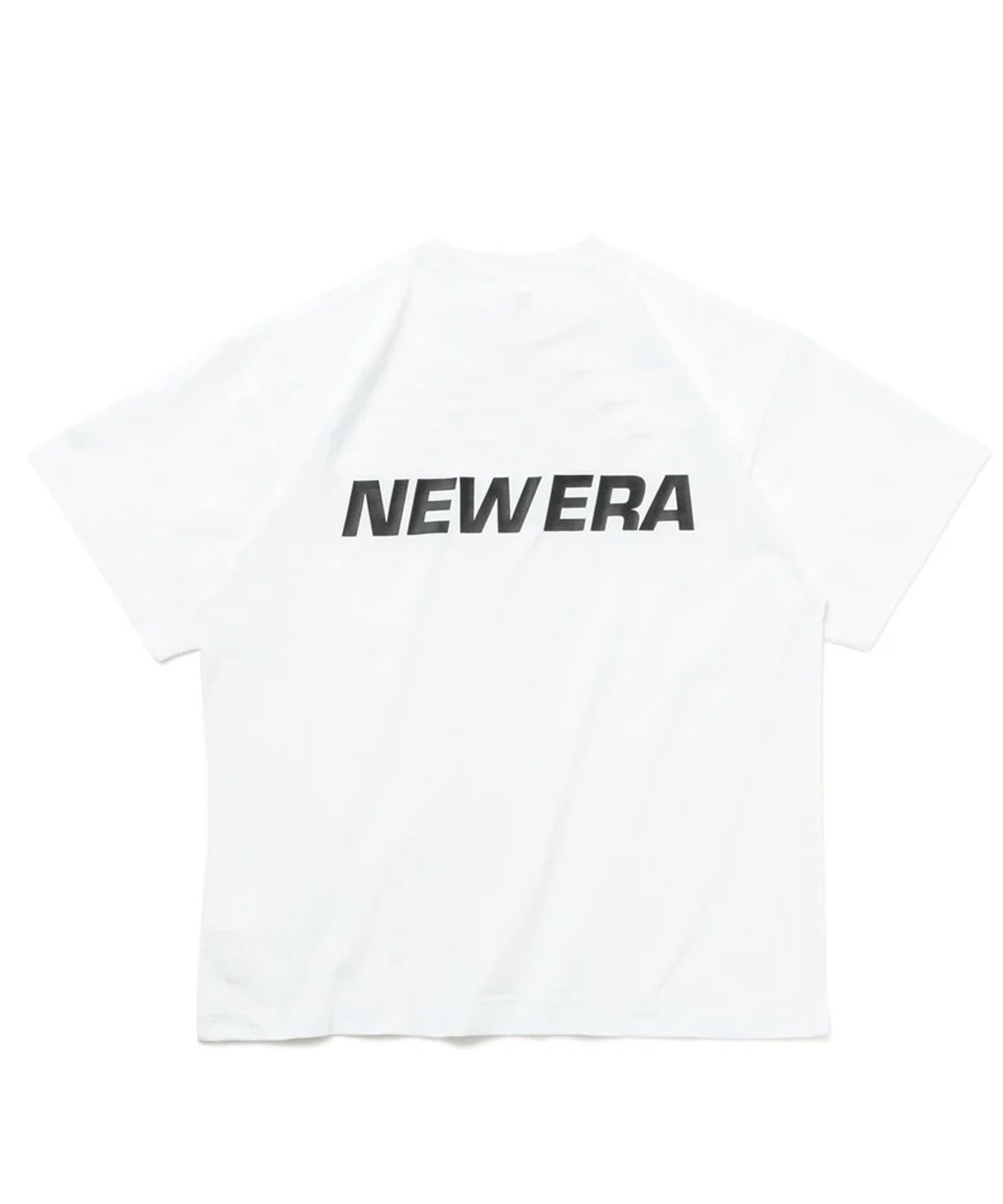 NEW ERA ニューエラ メンズ 半袖 Tシャツ ラッシュガード 水陸両用 ユーティリティ バックプリント 吸汗速乾 UVケア 14109969(WHI-M)