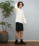 RUSTY ラスティー メンズ ラッシュガード 長袖 Tシャツ ロンT バックプリント ユーティリティ 水陸両用 UVカット 914472(BLK-M)