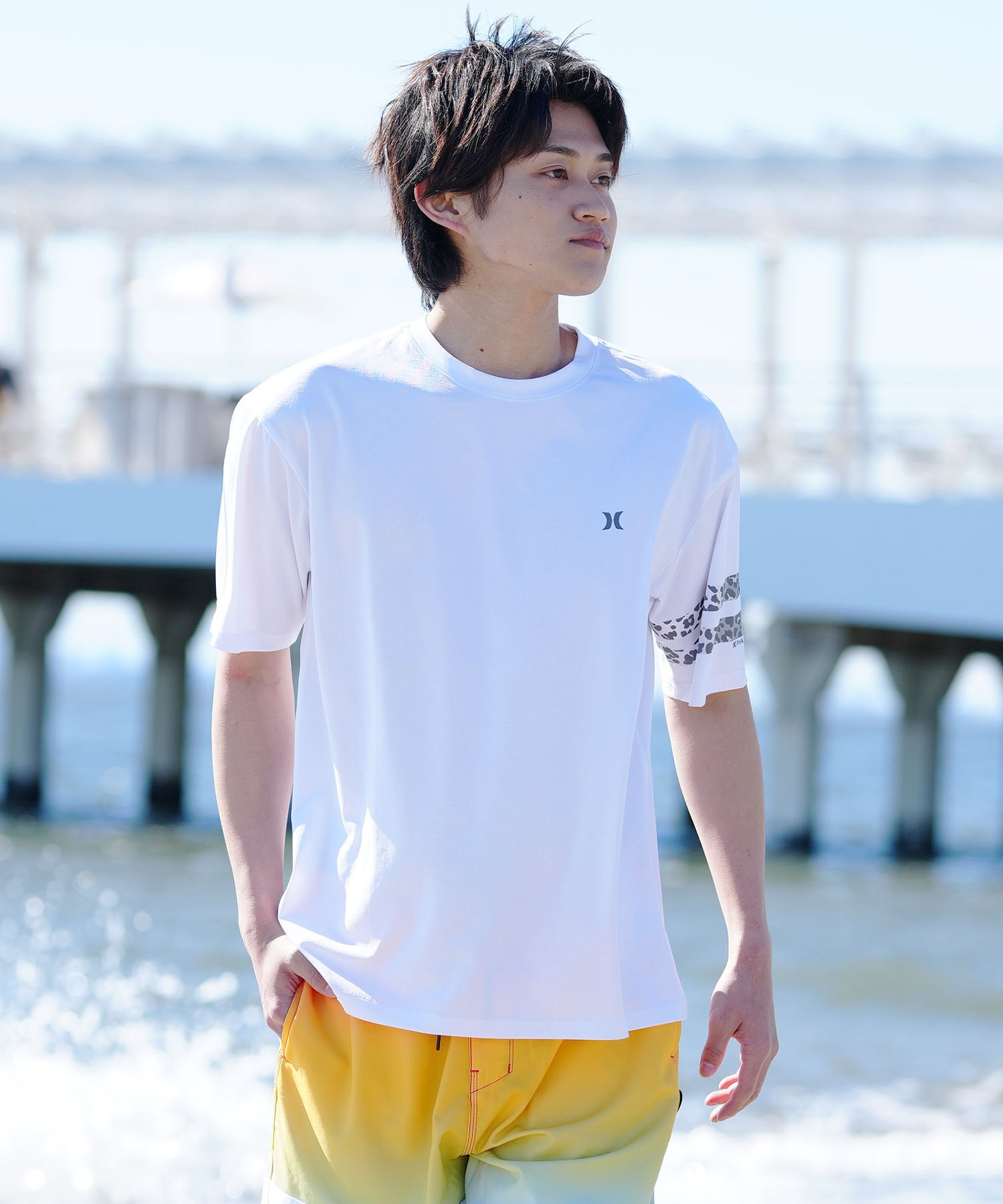 Hurley ハーレー PHANTOM OVERSIZE LEOPAD BLOCK PARTY メンズ