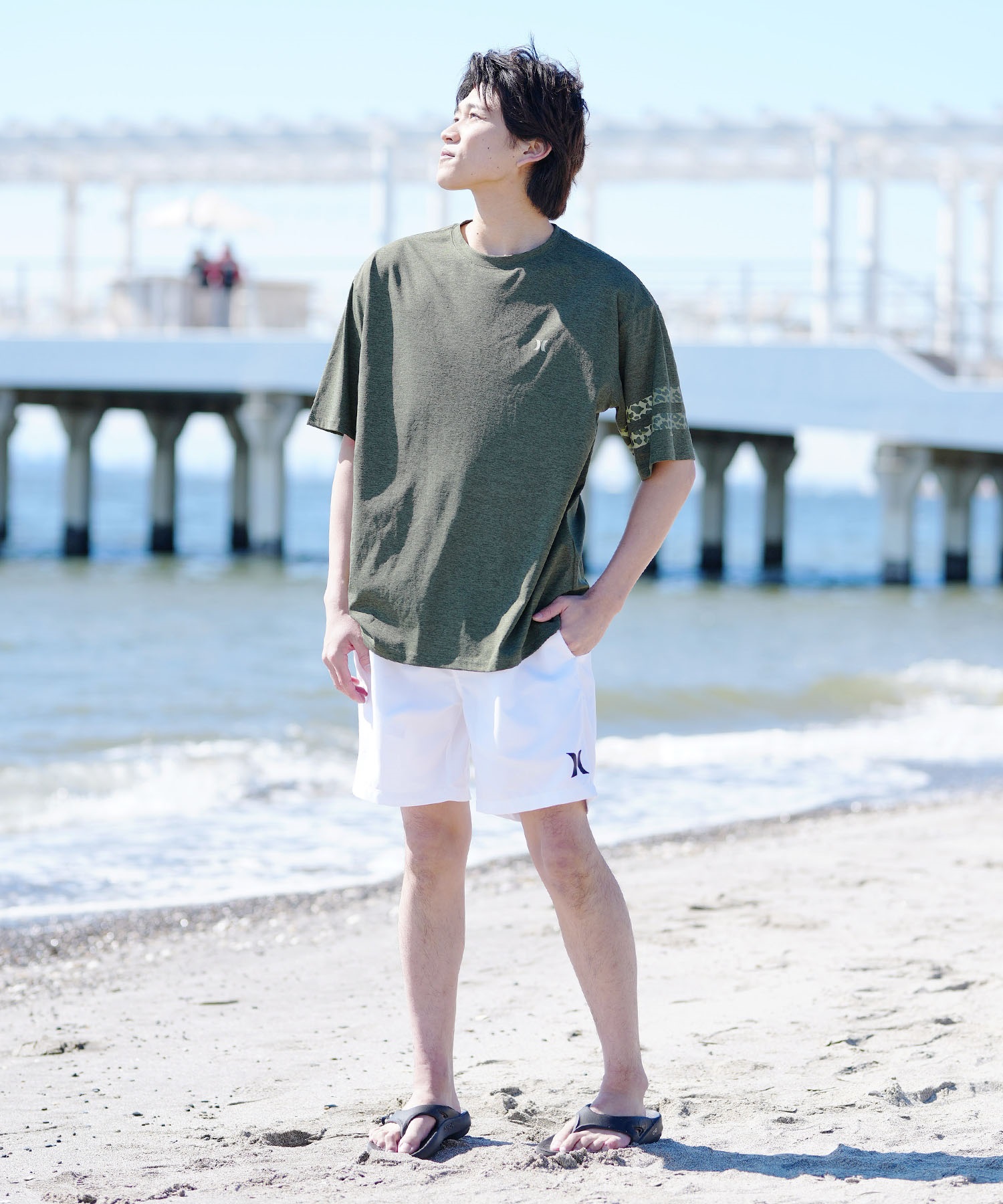 Hurley ハーレー PHANTOM OVERSIZE LEOPAD BLOCK PARTY メンズ