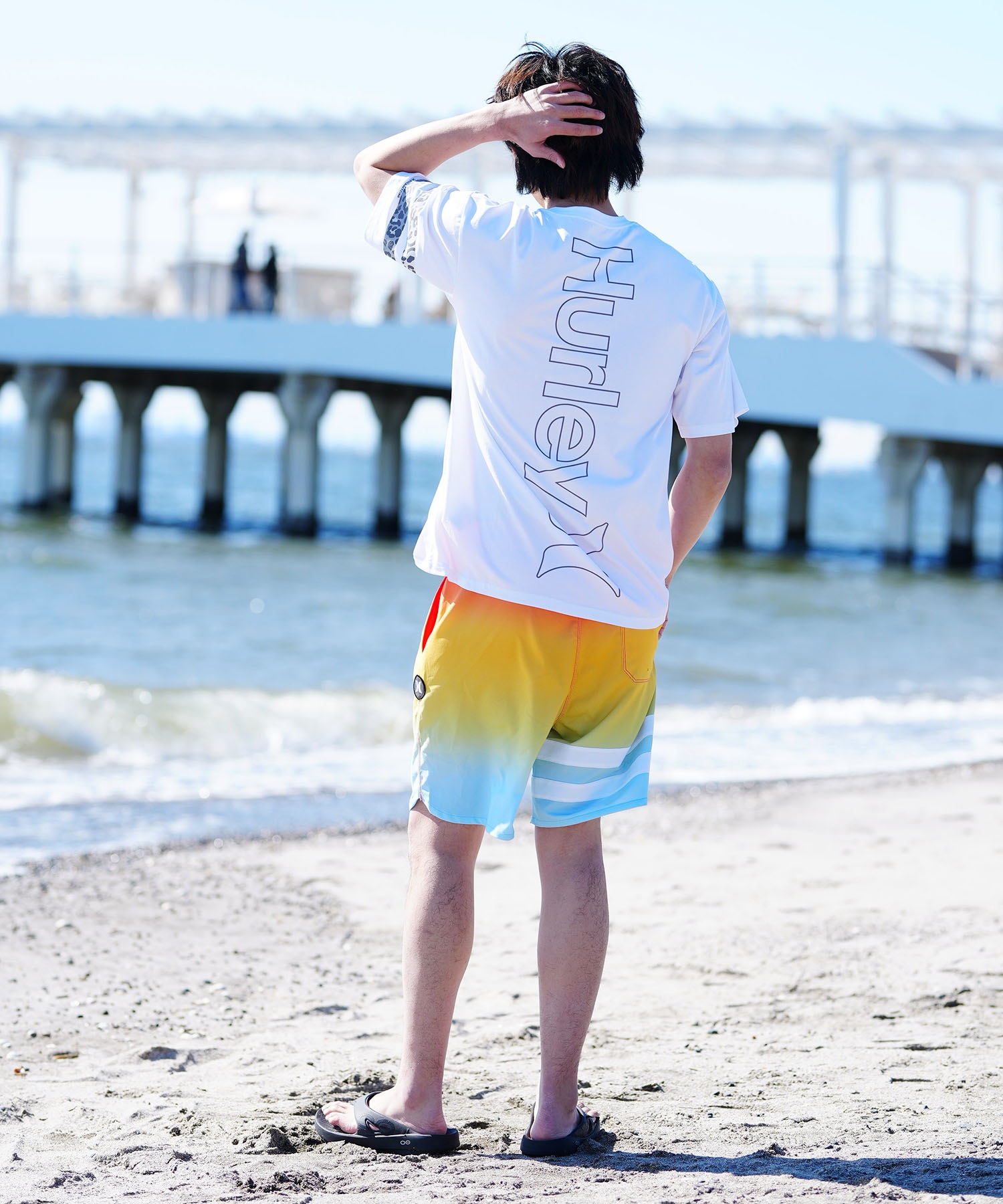 Hurley ハーレー PHANTOM OVERSIZE LEOPAD BLOCK PARTY メンズ