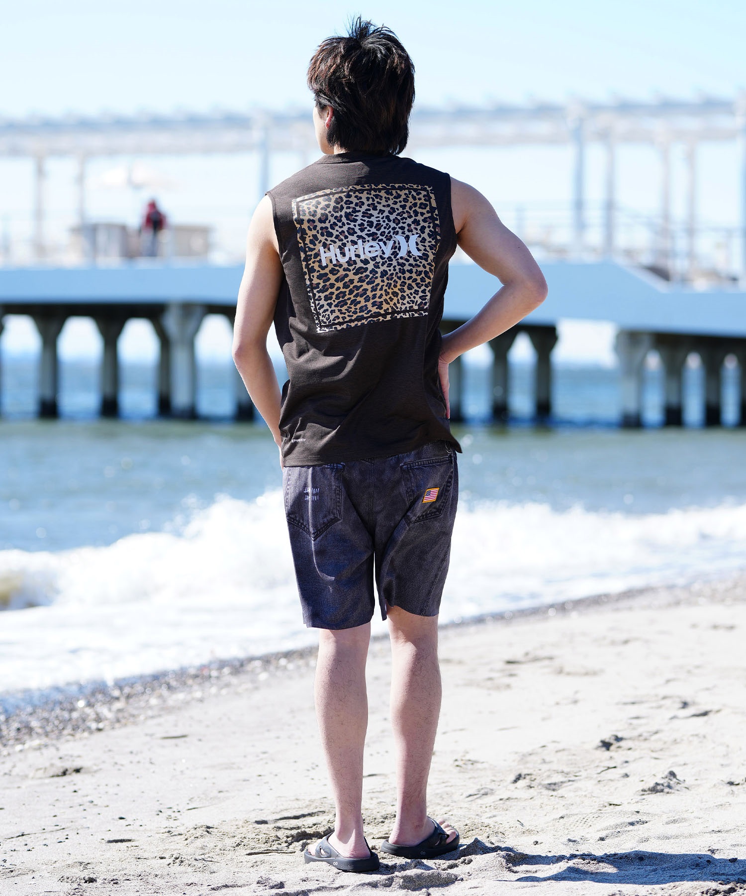 Hurley ハーレー PHANTOM LEOPAD SQUARE SLEEVELESS メンズ