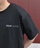 DEAR LAUREL ディアローレル メンズ ラッシュガード ショートスリーブ 半袖 Tシャツ UVカット D24S4316 ムラサキスポーツ限定(BK-M)
