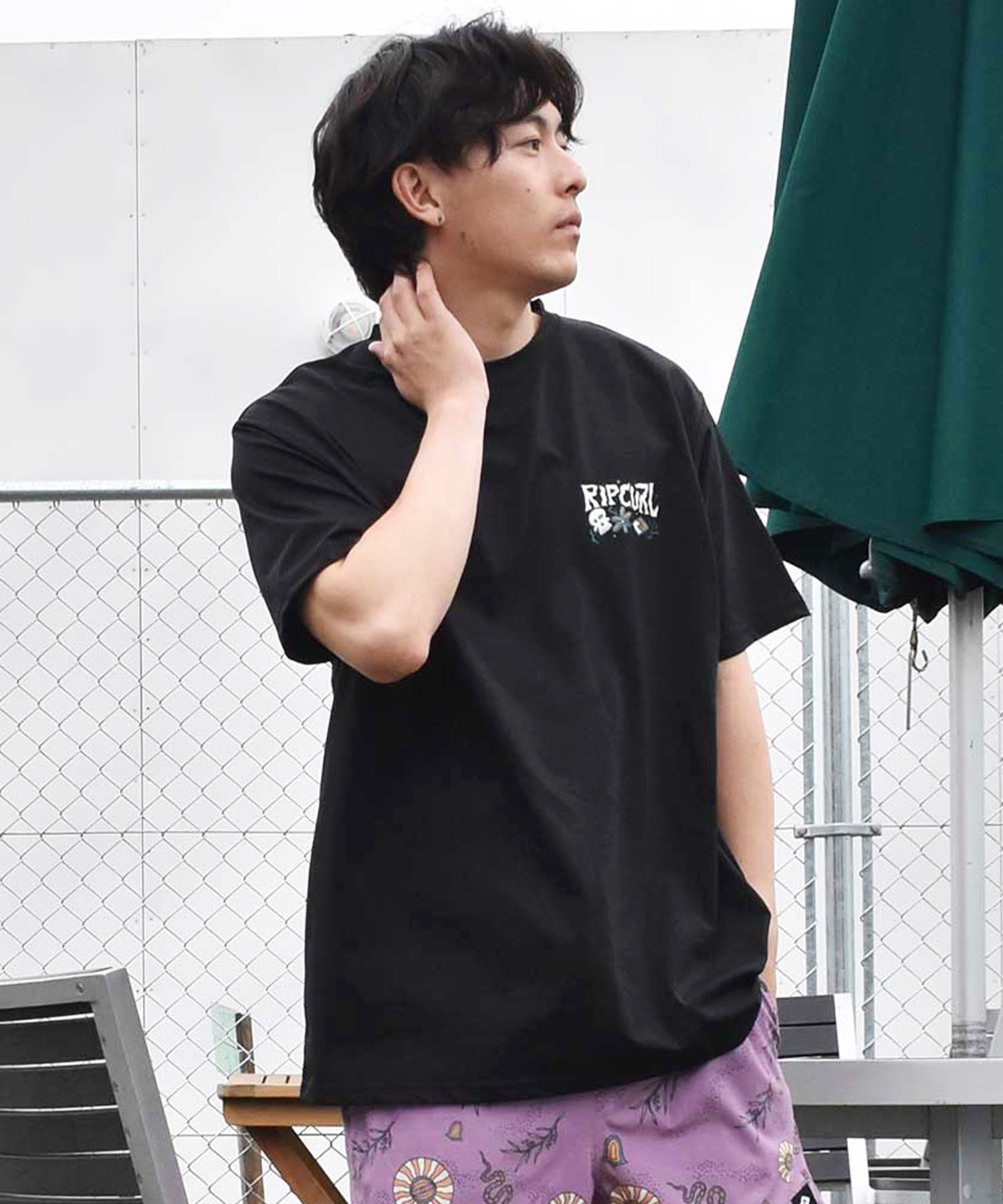 大学 割引 CURL RIP リップカール ラッシュTシャツ ラッシュガード メンズ 水着・ラッシュガード