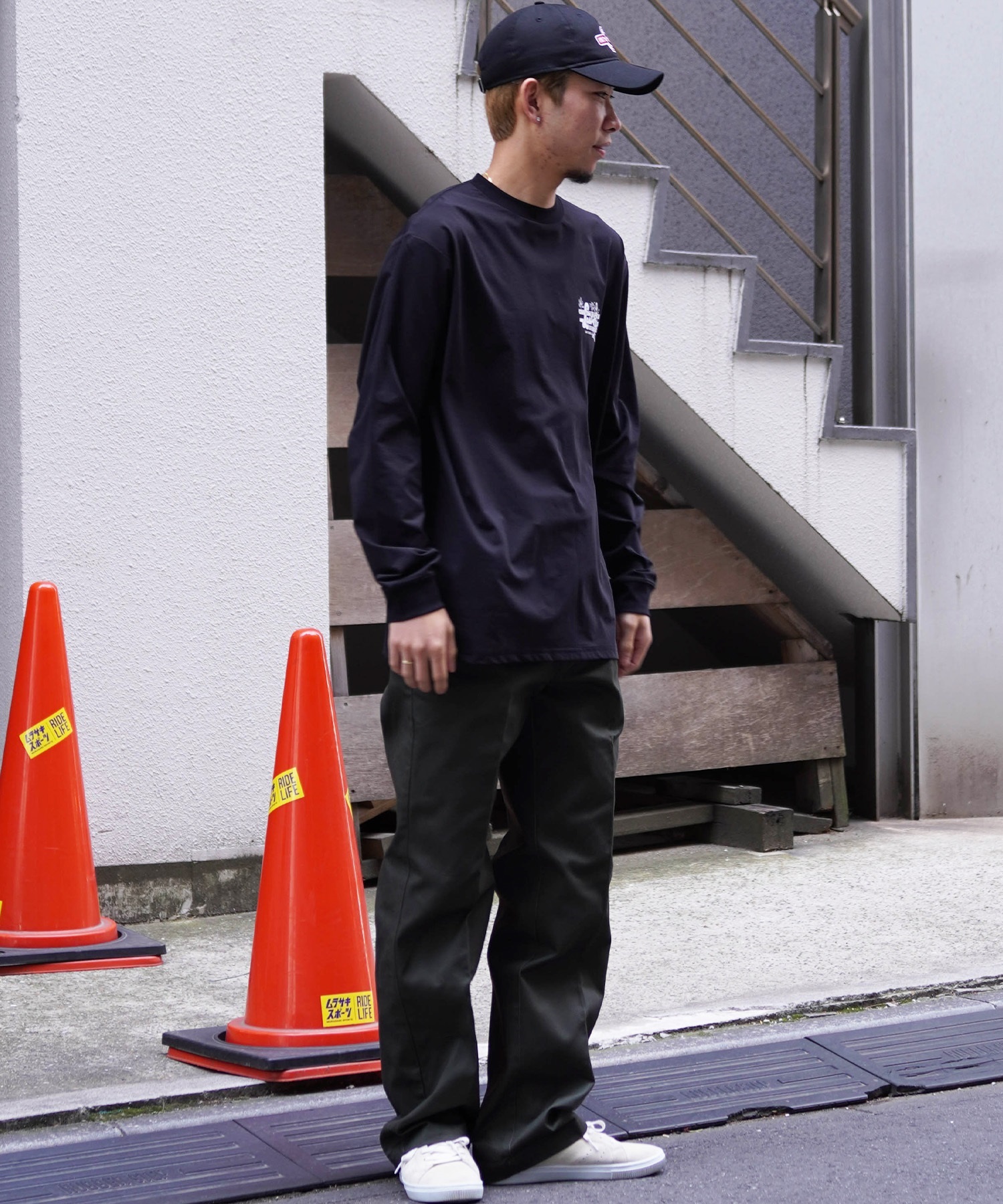 LOST ロスト メンズ ラッシュガード Tシャツ 長袖 ロンT バック