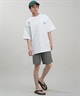 POLER ポーラー メンズ ラッシュガード Tシャツ 半袖 ロゴ バックプリント 水陸両用 ユーティリティ UVカット 249MCV0022 ムラサキスポーツ限定(OLV-M)