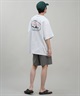 POLER ポーラー メンズ ラッシュガード Tシャツ 半袖 ロゴ バックプリント 水陸両用 ユーティリティ UVカット 249MCV0022 ムラサキスポーツ限定(OLV-M)