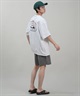 POLER ポーラー メンズ ラッシュガード Tシャツ 半袖 ロゴ バックプリント 水陸両用 ユーティリティ UVカット 249MCV0022 ムラサキスポーツ限定(OLV-M)