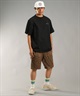 POLER ポーラー メンズ ラッシュガード Tシャツ 半袖 ロゴ バックプリント 水陸両用 ユーティリティ UVカット 249MCV0022 ムラサキスポーツ限定(OLV-M)