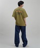 POLER ポーラー メンズ ラッシュガード Tシャツ 半袖 ロゴ バックプリント 水陸両用 ユーティリティ UVカット 249MCV0022 ムラサキスポーツ限定(OLV-M)