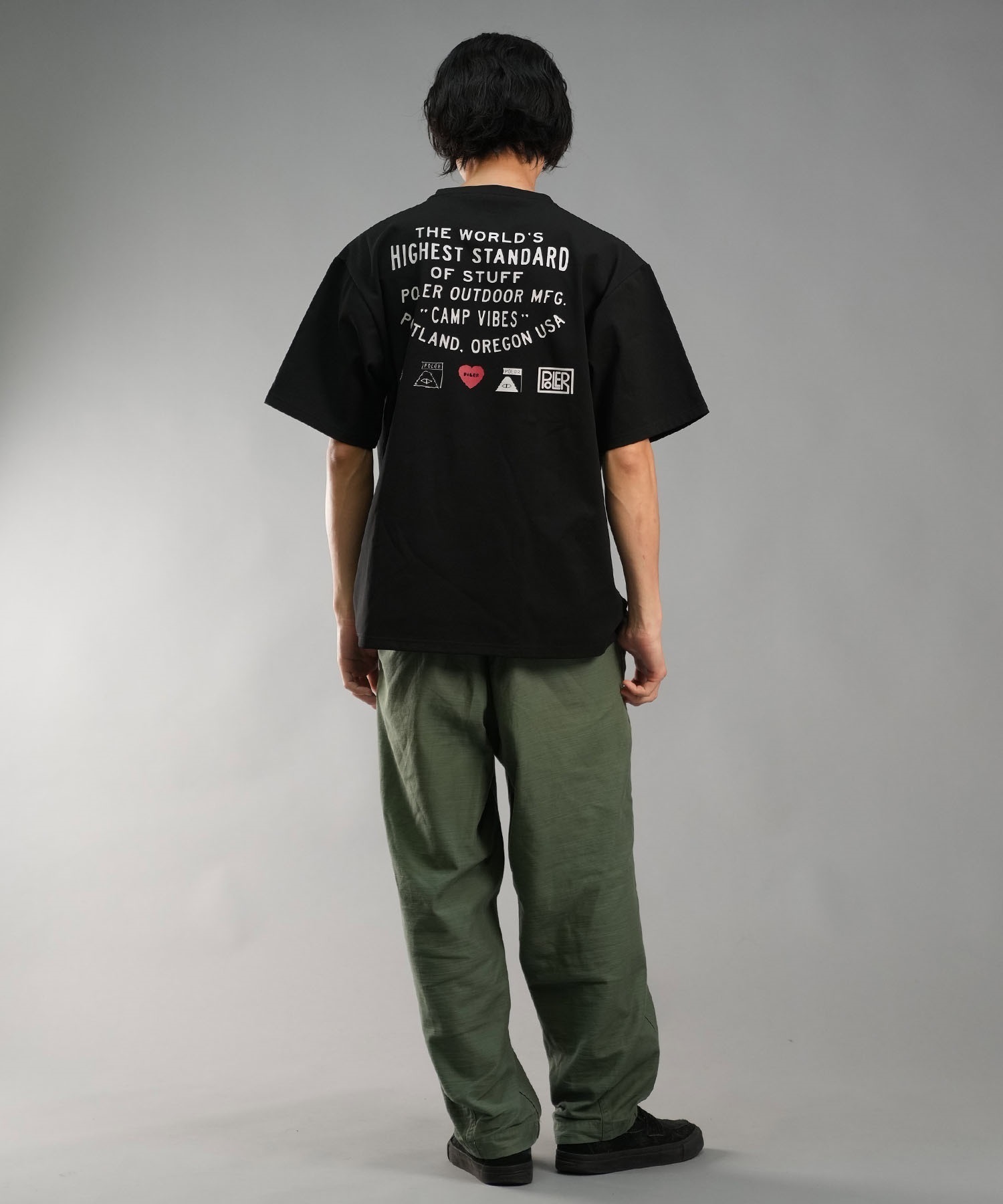 POLeR ポーラー バックプリント ブランド 半袖Tシャツ – TopIsm