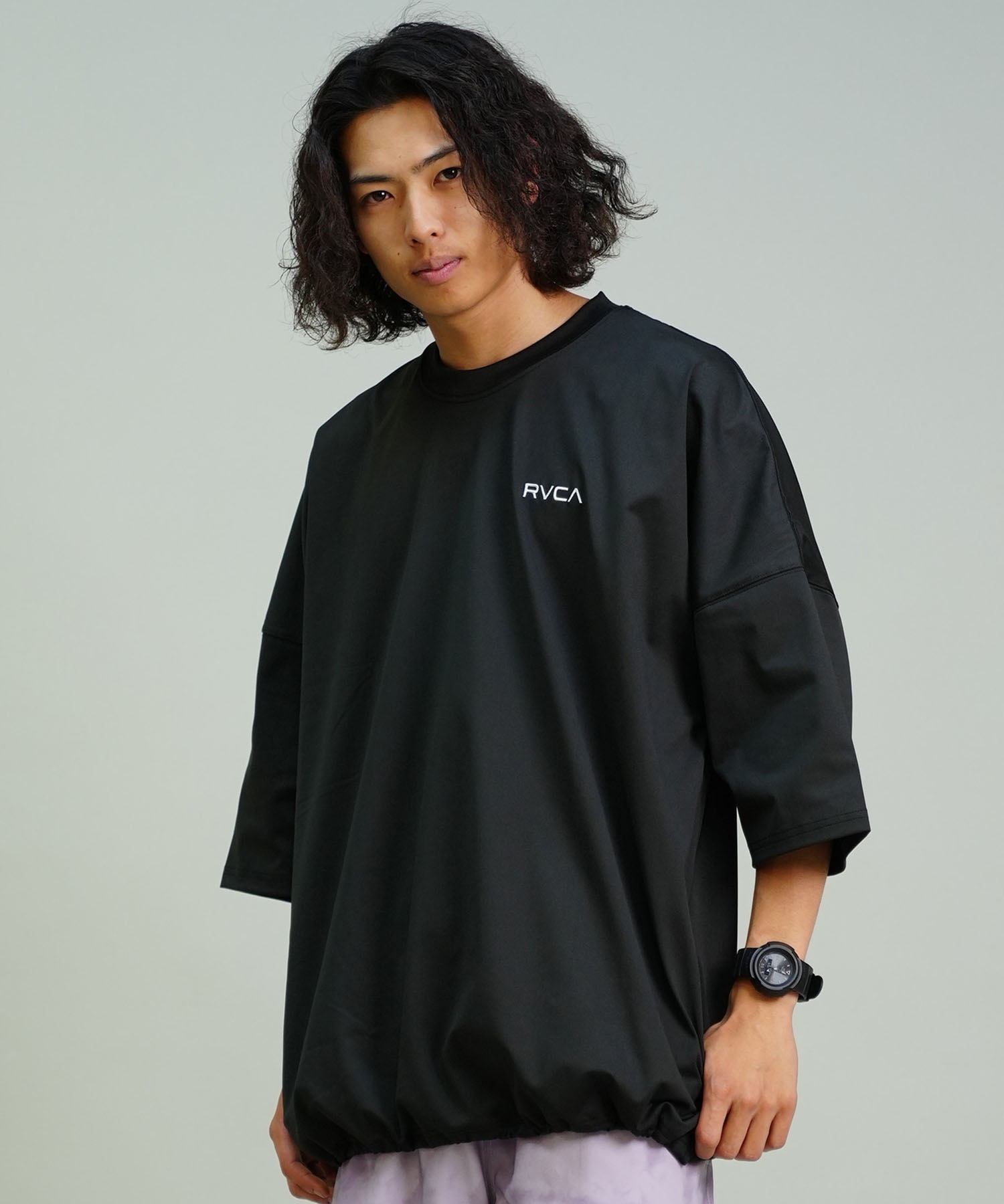 RVCA ルーカ メンズ ラッシュガード 半袖 Tシャツ バック