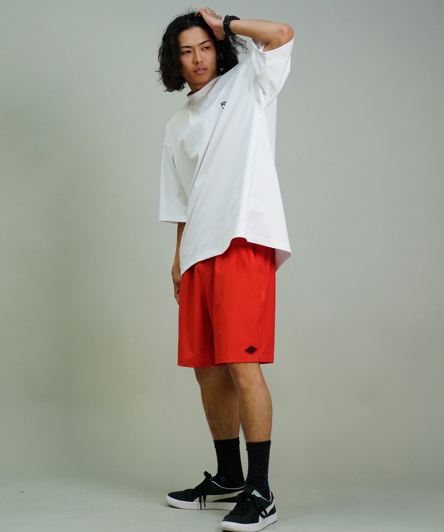 RVCA ルーカ メンズ ラッシュガード 半袖 Tシャツ オーバーサイズ