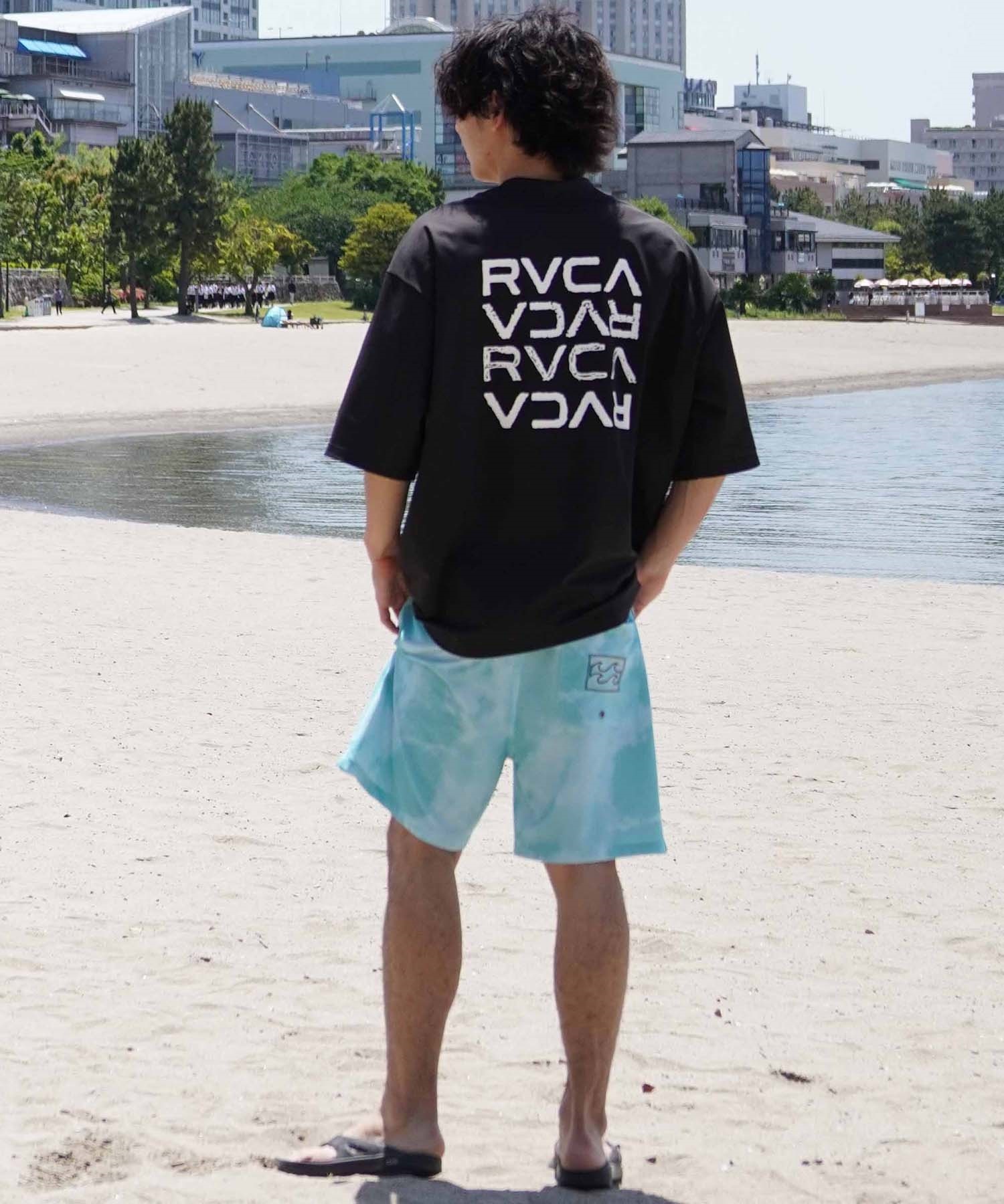 【RVCA】バックプリント Tシャツ ラッシュガード★水陸両用◎ RVCA】バックプリント Tシャツ ラッシュガード☆水陸両用