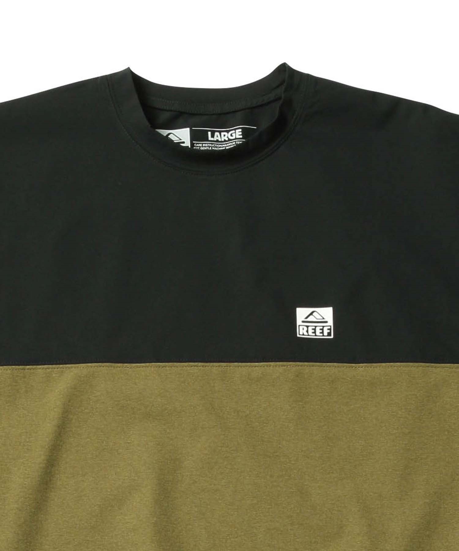 REEF リーフ BICOLOR RASH S S TEE メンズ 半袖 ラッシュガード